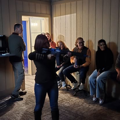 HSSC instructor working with a student group